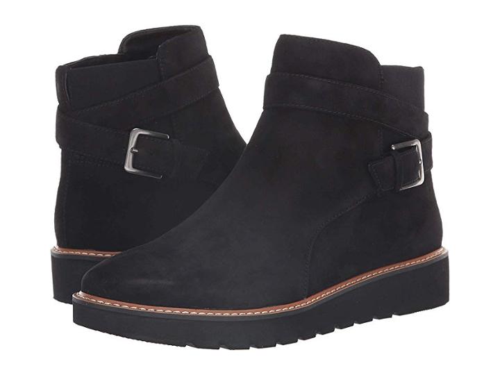 Naturalizer Aster (black Suede) Women's Boots