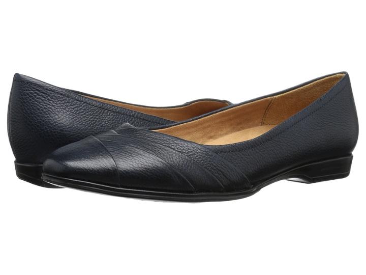 Naturalizer Jaye (classic Navy Leather) Women's Flat Shoes
