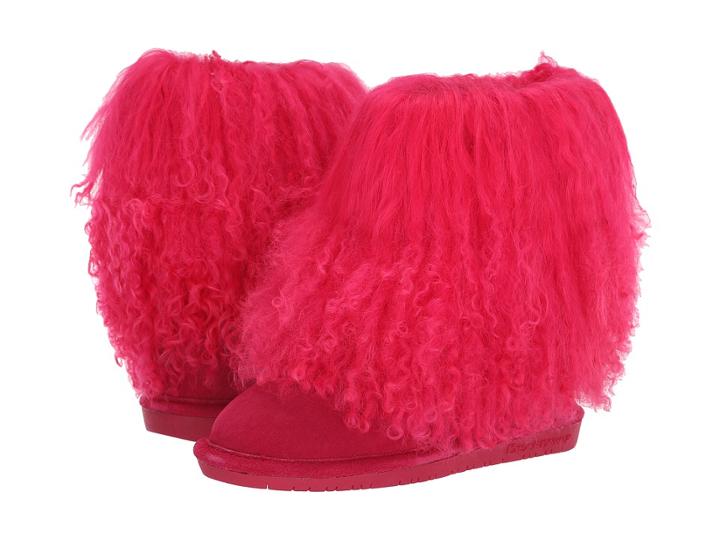 Bearpaw Kids Boo (little Kid/big Kid) (electric Pink) Girls Shoes