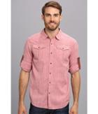 Prana Rollin Shirt (mauvewood) Men's Short Sleeve Button Up
