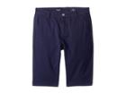 Ag Adriano Goldschmied Kids The Cooper Sueded Twill Chino Shorts (big Kids) (blue) Boy's Shorts