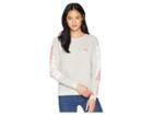 Billabong Two-tone Logo Fleece (athletic Grey) Women's Fleece