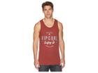 Rip Curl Ascender Heritage Tank Top (rust) Men's Clothing