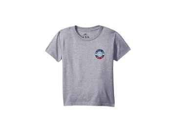 O'neill Kids Supply Short Sleeve Tee Screens Imprint (toddler/little Kids) (medium Heather Grey) Boy's T Shirt