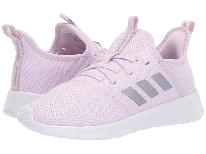 Adidas Kids Cloudfoam Pure (little Kid/big Kid) (aero Pink/silver Metallic/footwear White) Kid's Shoes