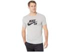 Nike Sb Sb Logo Tee (dark Grey Heather/cool Grey) Men's T Shirt