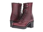 Frye Sabrina Moto Lace-up (oxblood) Women's Lace-up Boots