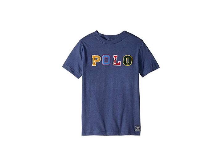 Polo Ralph Lauren Kids Cotton Jersey Graphic T-shirt (little Kids/big Kids) (boathouse Navy) Boy's T Shirt