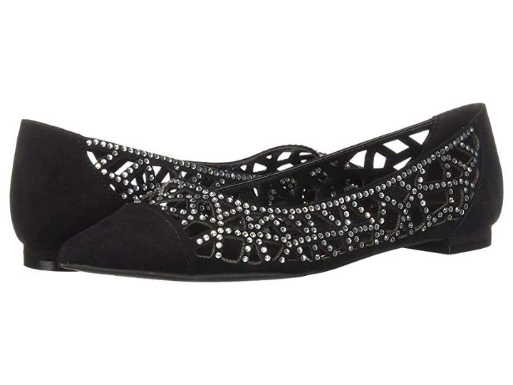 Athena Alexander Andover Flat (black Suede) Women's Flat Shoes