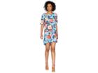 Nally & Millie Blue Floral Print Dress (multi) Women's Dress