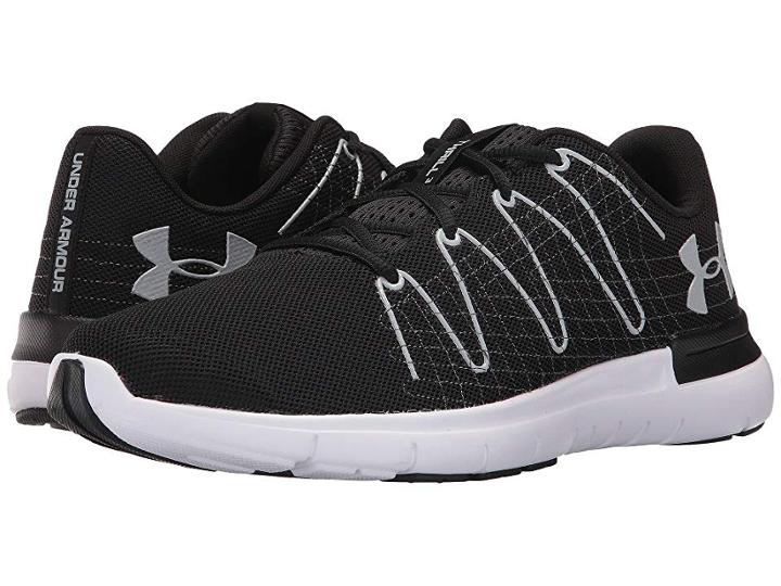 Under Armour Thrill 3 (black/white/overcast Gray) Men's Running Shoes