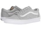 Vans Old Skooltm ((lurex Glitter) Silver/true White) Skate Shoes