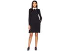 Lauren Ralph Lauren Layered Crepe Dress (polo Black) Women's Dress