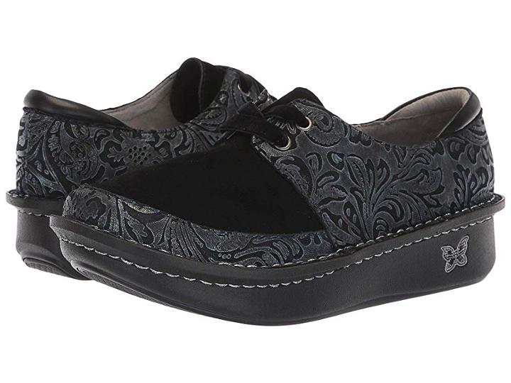 Alegria Dani (navy Swish) Women's Lace Up Casual Shoes