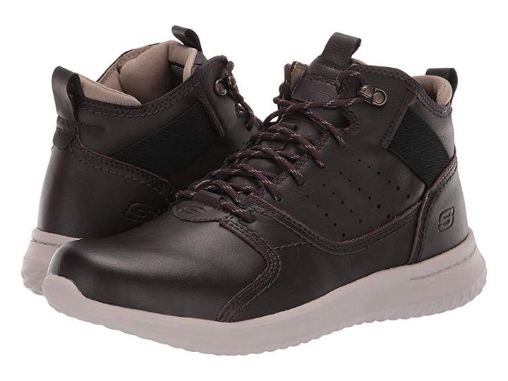 Skechers Delson Venego (chocolate) Men's Shoes