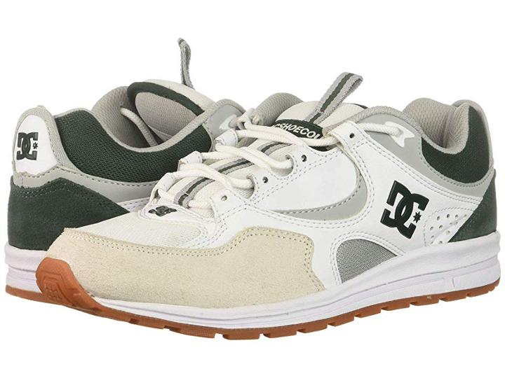 Dc Kalis (white/grey/grey) Men's Skate Shoes