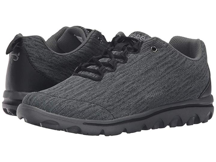 Propet Travelactiv (black/grey Heather) Women's Shoes