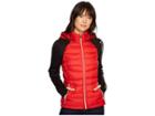 Tommy Hilfiger Mix Media Zip Front (salsa) Women's Coat