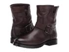 Frye Natalie Short Engineer (charcoal Washed Vintage) Women's Boots