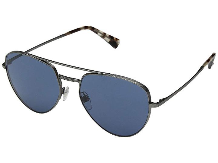 Valentino 0va2023 (matte Gunmetal/blue) Fashion Sunglasses