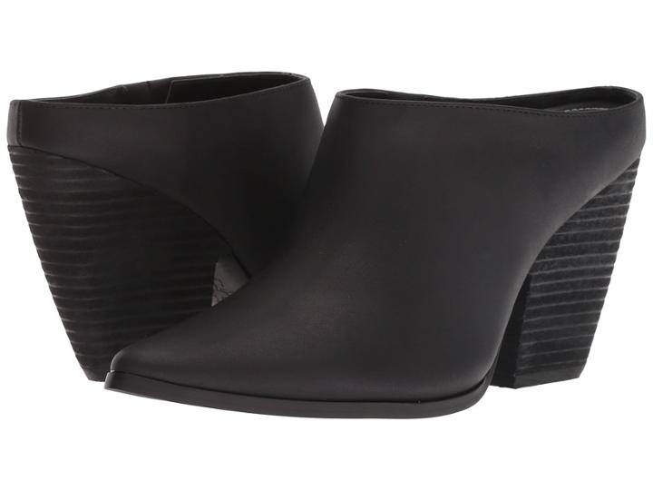 Charles By Charles David Nico (black Faux Nubuck) High Heels