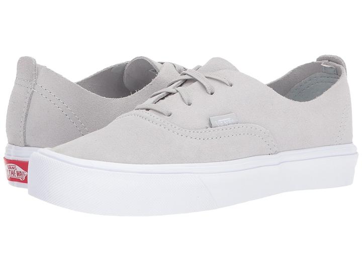 Vans Authentic Decon Lite ((suede) Glacier Gray/true White) Skate Shoes