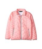 Under Armour Kids Ua Coldgear Jacket (big Kids) (pop Pink/overcast Gray/white) Girl's Coat