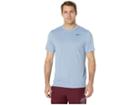 Nike Dry Tee Dri-fittm Cotton Crew Solid (indigo Fog/light Armory Blue/black) Men's T Shirt