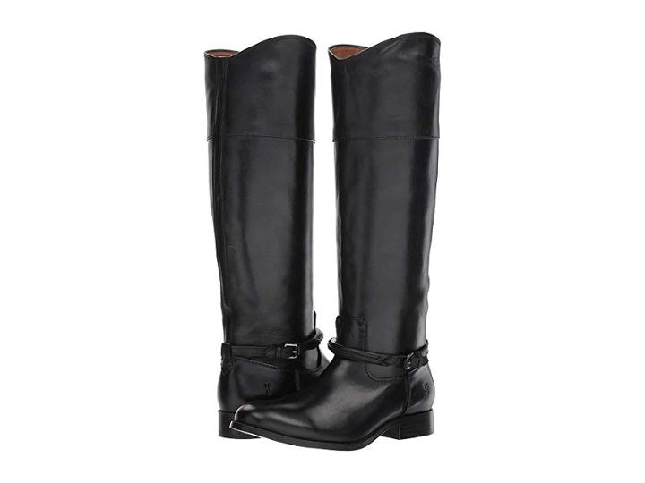 Frye Melissa Seam Tall (black) Women's Pull-on Boots