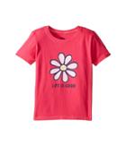 Life Is Good Kids Daisy Tee (toddler) (pop Pink) Girl's T Shirt