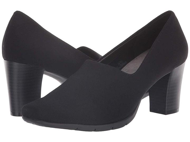 A2 By Aerosoles Monogram (black Stretch) High Heels