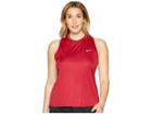 Nike Dry Miler Running Tank (size 1x-3x) (red Crush) Women's Sleeveless