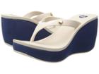 Melissa Shoes Mel Lipstick (beige Blue) Women's Wedge Shoes
