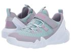 Skechers Kids Dlt-a 80643l (little Kid/big Kid) (gray/mint) Girl's Shoes