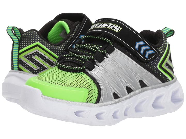 Skechers Kids Hypno Flash 2.0 90585l Lights (little Kid/big Kid) (lime/black) Boy's Shoes