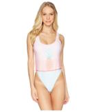 The Bikini Lab Pop Art Pineapple High Leg One-piece (multicolored) Women's Swimsuits One Piece