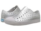 Native Kids Shoes Jefferson Metallic (little Kid) (silver Metallic/mist Grey) Girls Shoes