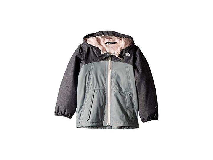 The North Face Kids Warm Storm Jacket (toddler) (periscope Grey Heather) Girl's Coat