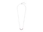 Michael Kors Brilliance Pave Beaded Adjustable Slider Necklace (rose Gold) Necklace