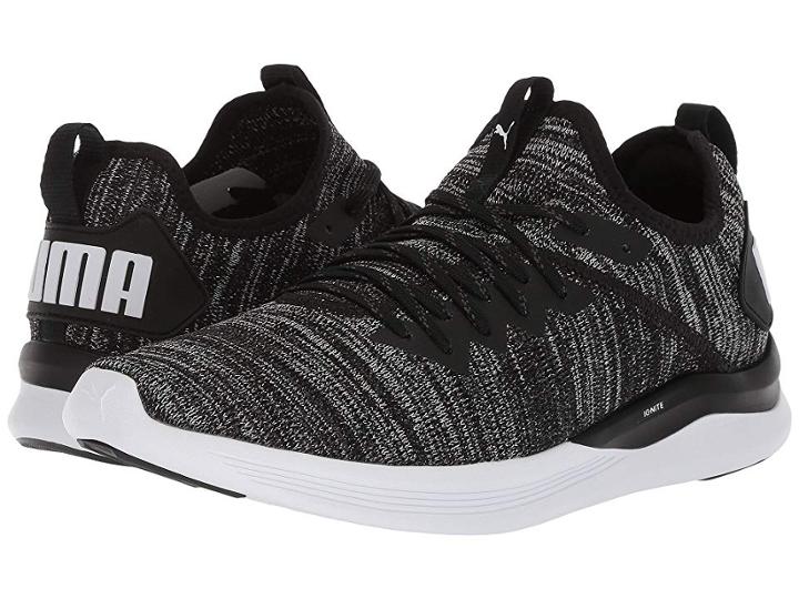Puma Ignite Flash Evoknit (puma Black/asphalt/puma White) Men's Shoes