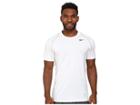 Nike Pro Short Sleeve Training Top (white/matte Silver/black) Men's Short Sleeve Pullover