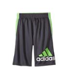 Adidas Kids Midfielder Shorts (big Kids) (grey/green) Boy's Shorts
