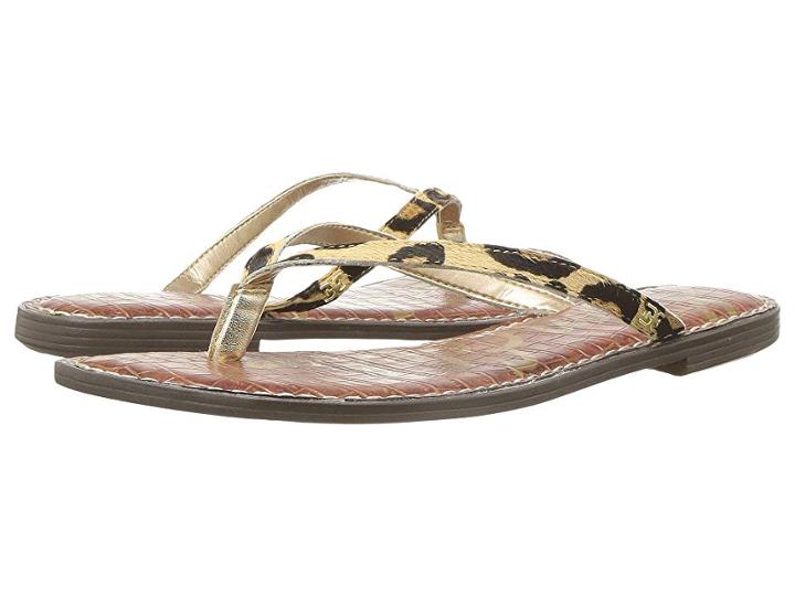 Sam Edelman Gracie (new Nude Leopard Special Leopard Brahma Hair) Women's Sandals