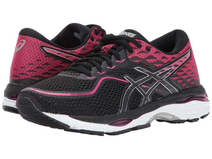 Asics Gel-cumulus(r) 19 (black/silver/ink Peacock) Women's Running Shoes