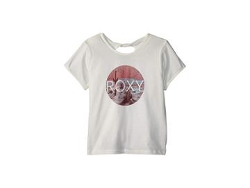 Roxy Kids Blue Skies Tee (toddler/little Kids/big Kids) (marshmallow) Girl's T Shirt