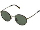 Diff Eyewear Daisy Wrap (antique Gold/green) Fashion Sunglasses