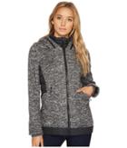 Adidas Outdoor Nuvic Hybrid Jacket 2 (dark Grey Heather Solid Grey/black/black) Women's Coat
