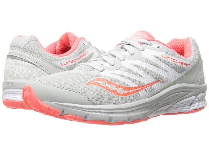 Saucony Linchpin (white/coral) Women's Shoes