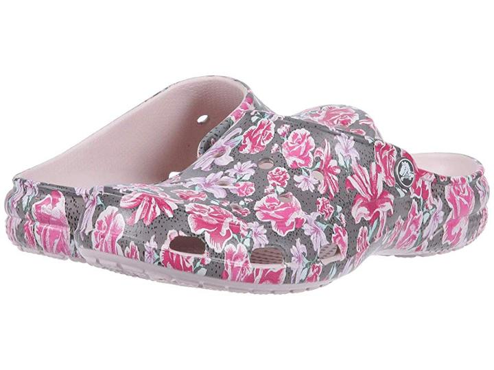 Crocs Freesail Graphic Clog (multi Floral Rose Dust) Women's Clog/mule Shoes