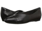 Rockport Total Motion 20mm V-cap Ballet (black) Women's Shoes